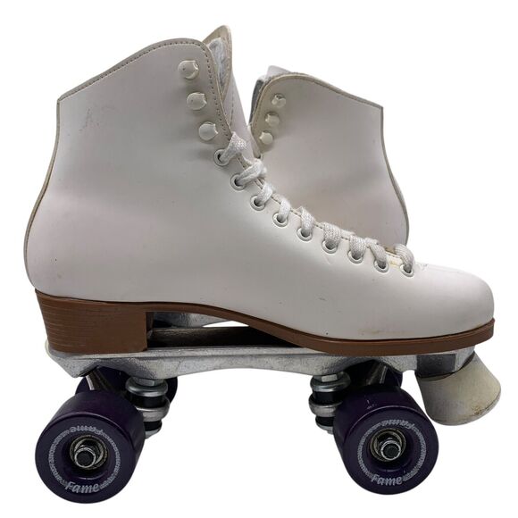 Vintage Dominion Canada Roller Skates Fame Wheels-Sure•Grip  X 6r Sz 9 USA - Picture 3 of 16